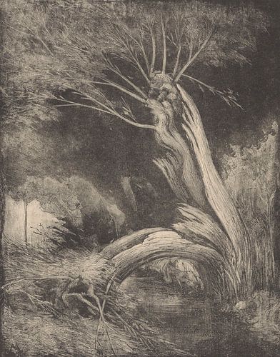 Simon Moulijn, Gespleten wilg. De gewonde, 1925