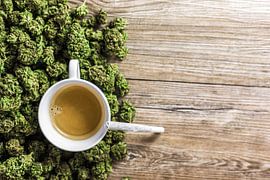 Coffee and grass by Poster Art Shop