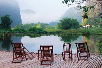 Uitzichtpunt Vietnam van Inge Hogenbijl
