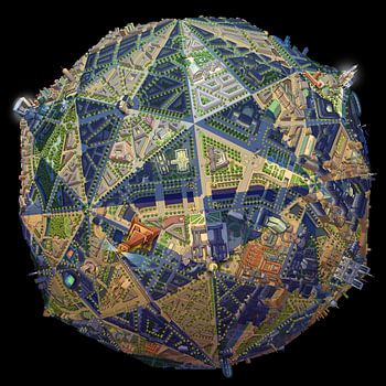 Illustration Paris in the Sky