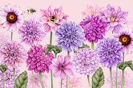 Dahlia flower party by Geertje Burgers thumbnail