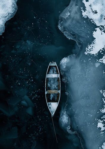 Between ice floes
