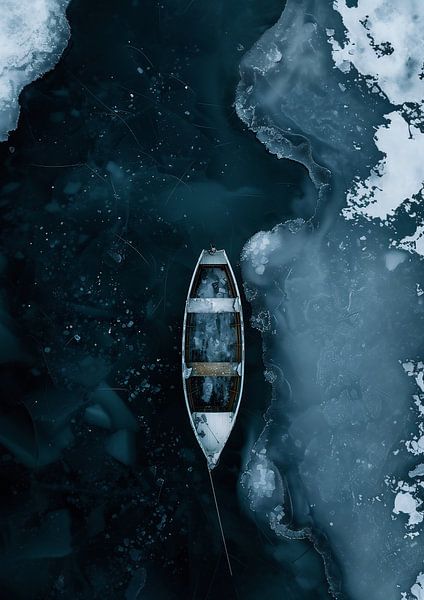 Zwischen Eisschollen von fernlichtsicht