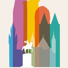 Den Haag auf einen Blick von Harry Hadders Design