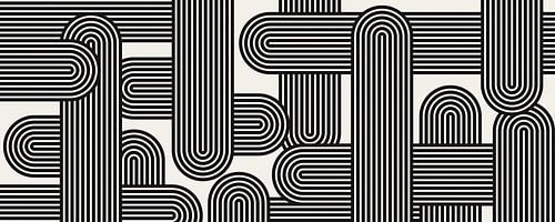 Gray and black geometry 1