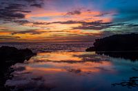 Zonsondergang boven Nusa Lembongan