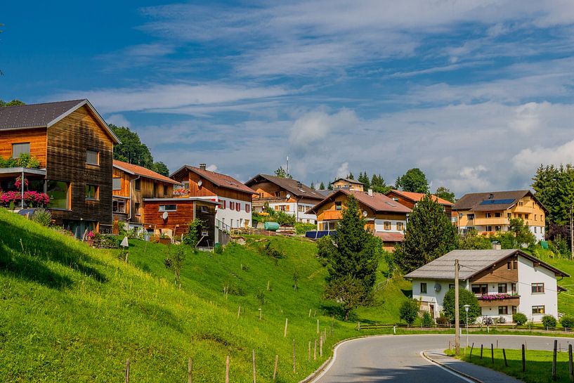Beautiful alpine panorama in Vorarlberg by Oliver Hlavaty