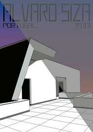 Alvaro Siza 4 - Sonnenuntergang und Graues Dreieck von TAAIDesign