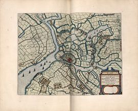 Lock, City Map Joan Blaeu 1652 by Atelier Liesjes