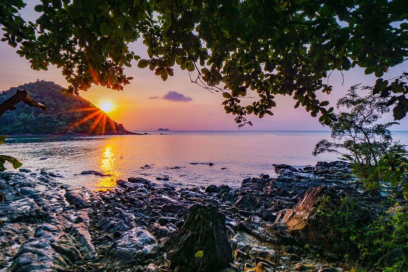 Coucher de soleil à Koh Samui par Barbara Riedel