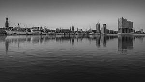 Hamburg skyline van Alexander Schulz