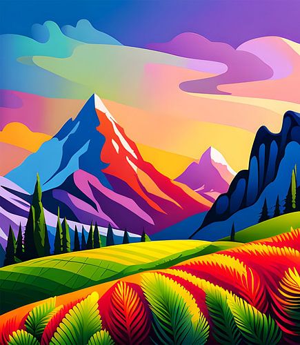 Rauw natuurspektakel Landschap