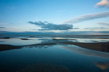 Blaue Reflexion
