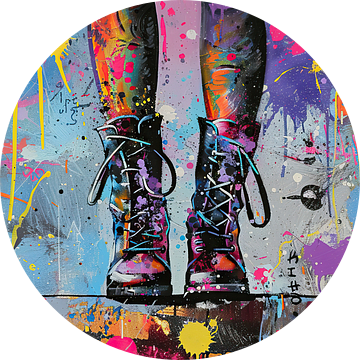 Modern Abstract | Benen en Voeten van Blikvanger Schilderijen