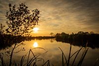 Zonsondergang in de polder 2