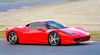 Ferrari 458 Italia sportwagen op het circuit van Sjoerd van der Wal Fotografie thumbnail
