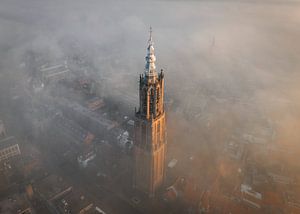 Le brouillard d'Amersfoort sur Frank Verburg