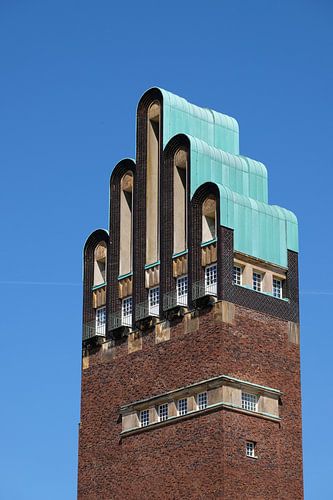 Hochzeitsturm gegen blauen Himmel, Darmstadt