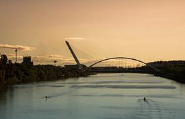 The "Alamillo Bridge" in Seville by Kaj Hendriks