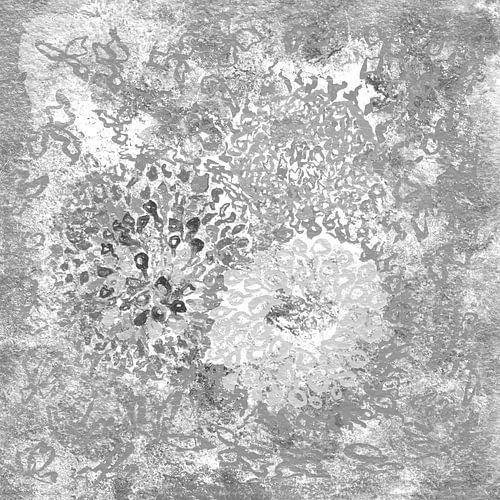 EH PAINTING ART 1993** #0507 Boeket-bloemen Zwart-wit