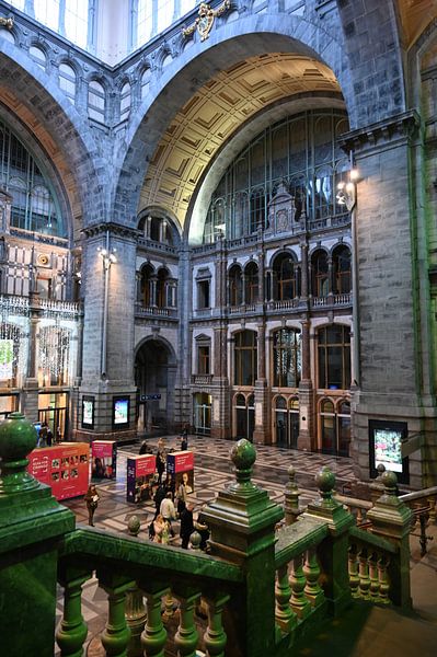 Antwerp Central Station by P.D. de Jong