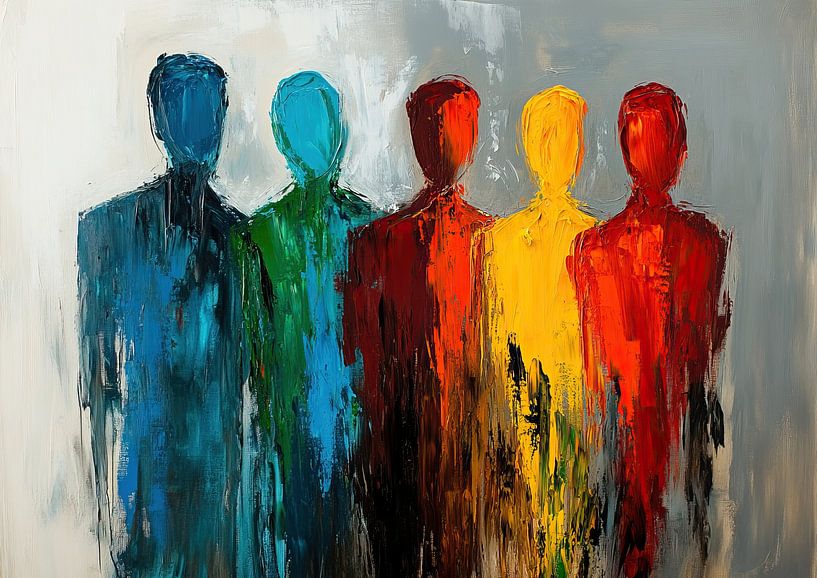 Abstract Human Silhouettes by Art Whims