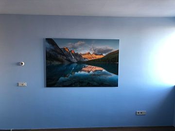 Customer photo: Sunrise Moraine Lake Canada