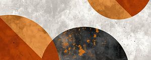 Abstract Earth tones | Earth tones by De Mooiste Kunst