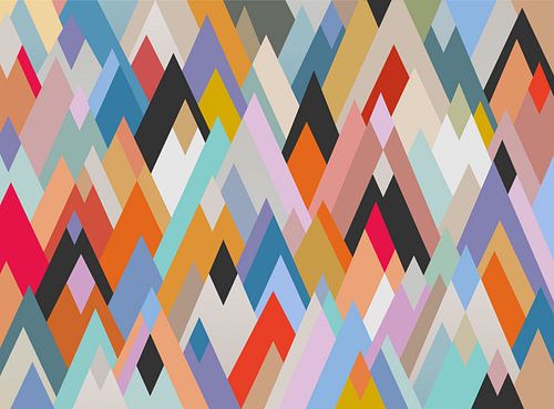 Geometrische kleurpotloden 1