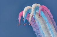 Red Arrows in action during AIR14. by Jaap van den Berg thumbnail