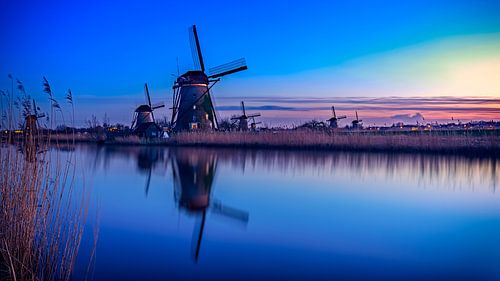 Blue Hour Kinderdijk