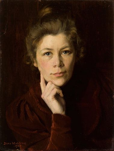Zelfportret, Dora Wahlroos