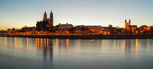 Maagdenburgse Skyline Panorama