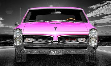 Pontiac GTO 1967 in roze van aRi F. Huber