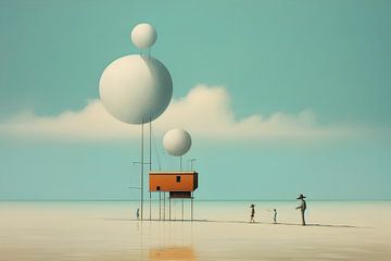 Minimalistischer Ausflug am Strand von Heike Hultsch