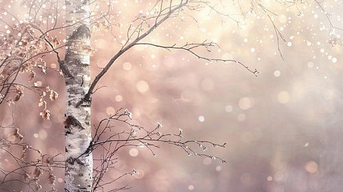 Natural Birch Beauty: A View of the Wilderness