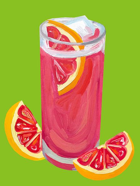 Paloma pamplemousse pistache par Alice Straker