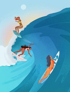 Surfers van Petra Lizde
