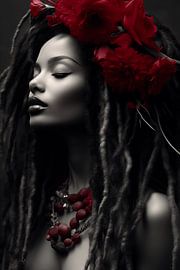 Hippie with dreadlocks by BlackPeonyX