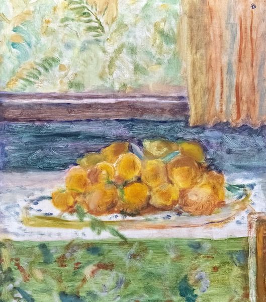 Stilleben mit Zitronen - Pierre Bonnard - 1917 von De Mooiste Kunst