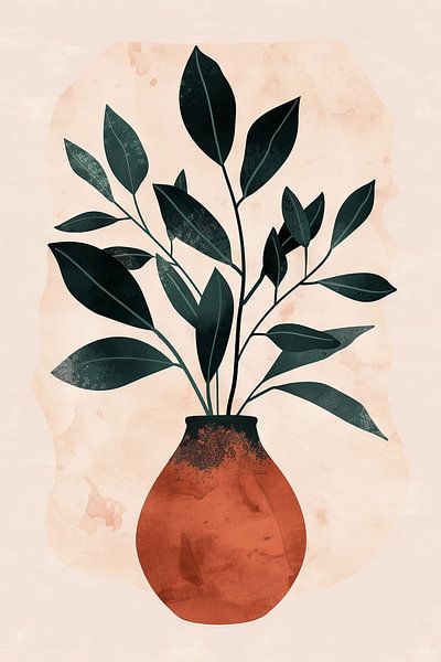 Pure nature - minimalist art for your living room by Poster Art Shop