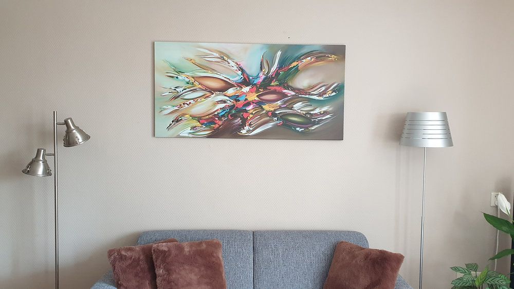 Abstract Flying  by Gena Theheartofart 