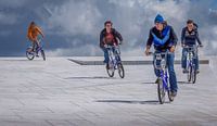 Fietsers in Oslo van Hamperium Photography thumbnail