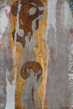 Vrouwen vol van verlangen in de Beethovenfrieze, naar het werk van Gustav Klimt