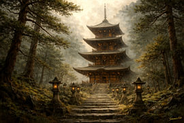 Japanse tempel – Collectie Japanse kunst