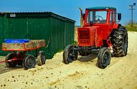 Belarus MTS-50 am Ahlbecker Strand