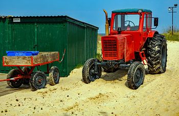 Belarus MTS-50 am Ahlbecker Strand