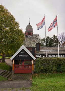 Église des marins norvégiens à Rotterdam sur Charlene van Koesveld