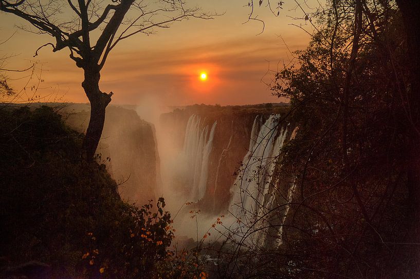 Victoria Falls Sunset by BL Photography