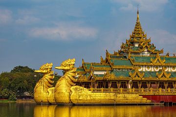 The Royal Barque in Yangon by Roland Brack